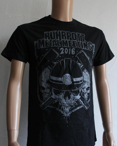 Metal Attack Merch Shop - Rock Hard Festival 2019 - Girlie Shirt Skull Spitze Langarm